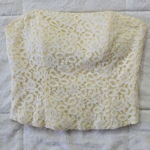 David's Bridal Lace Bustier Corset Size 6